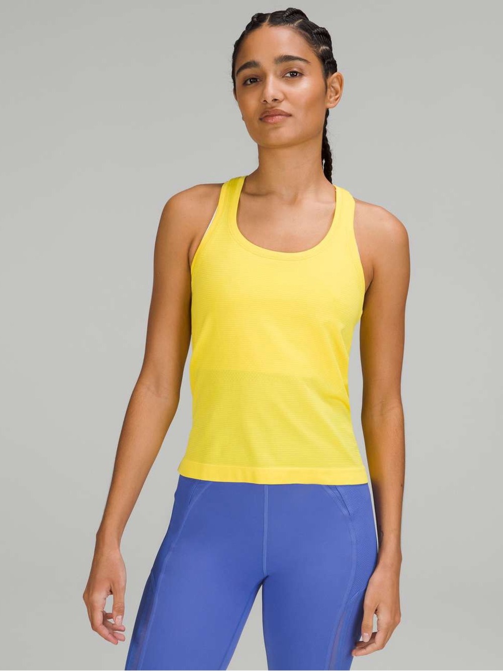 lululemon Bright Yellow Racerback Swiftly Tank
